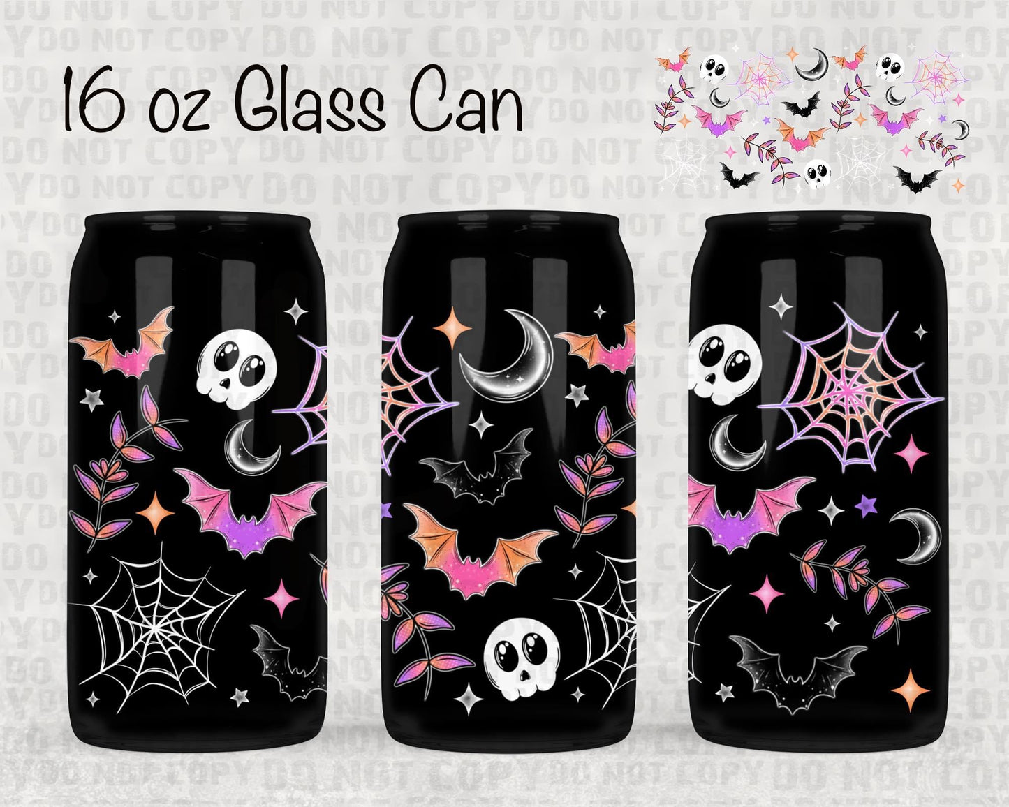 Pink bats UV cup wrap