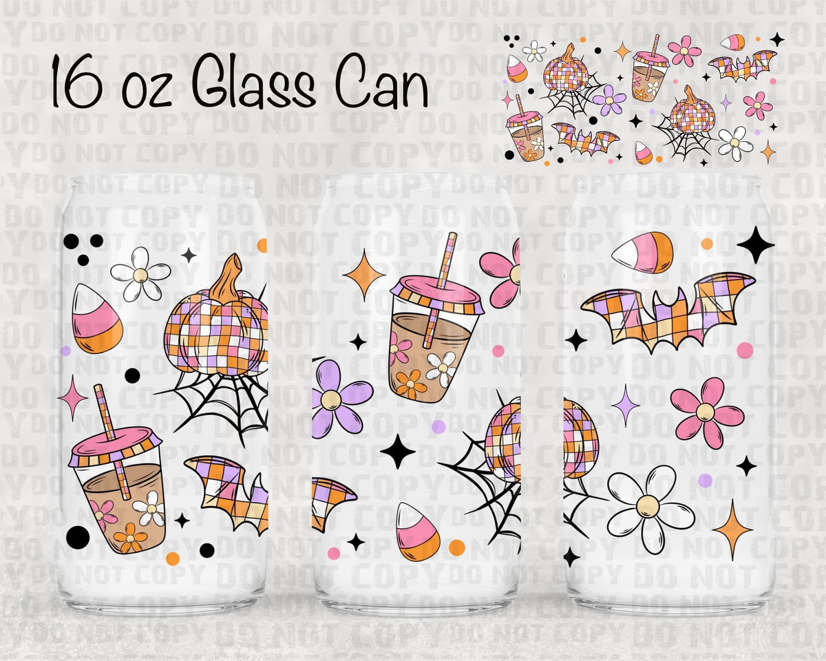 Spooky disco UV cup wrap