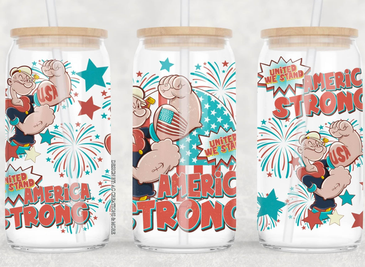 America strong UV cup wrap