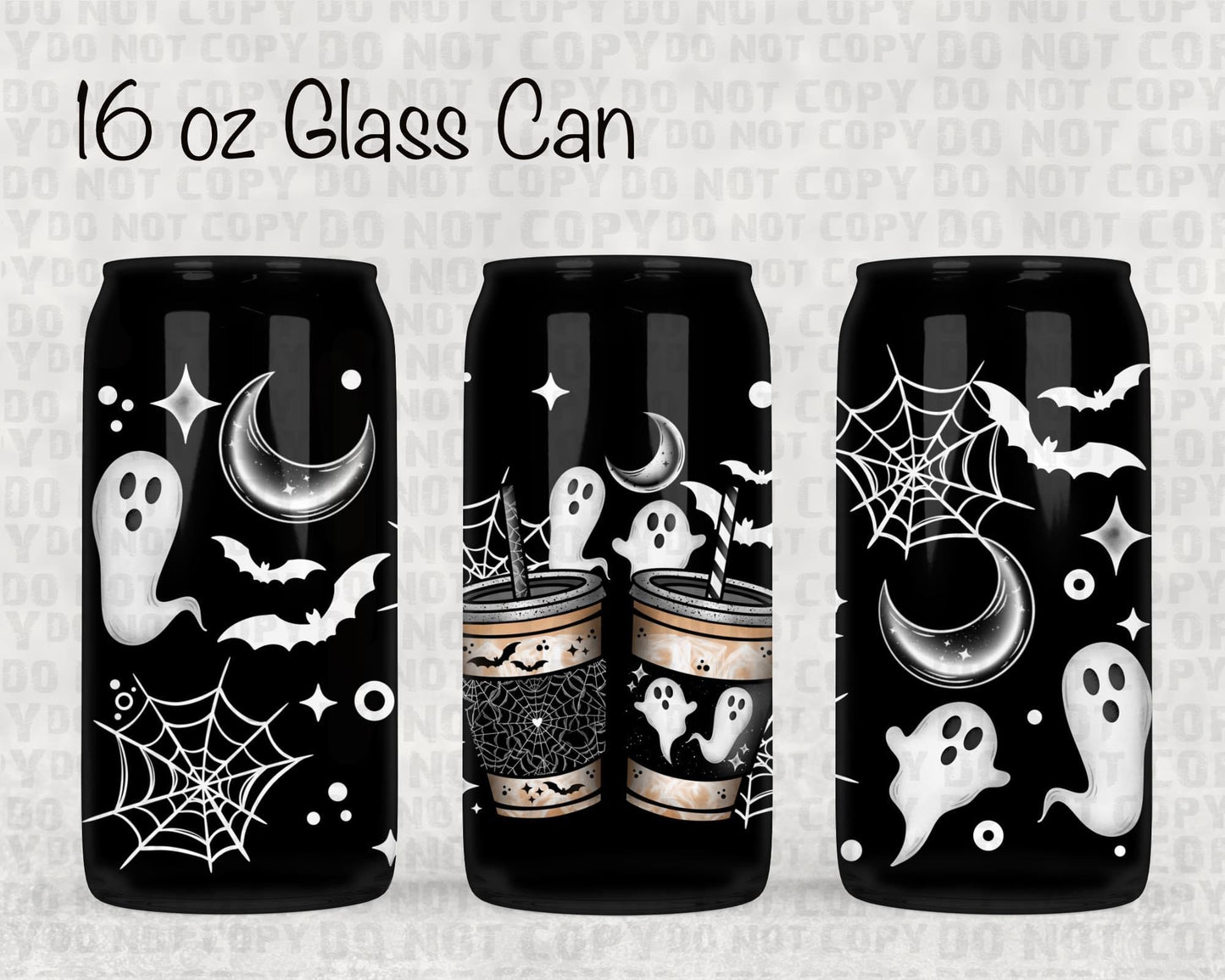 Ghost coffee UV cup wrap