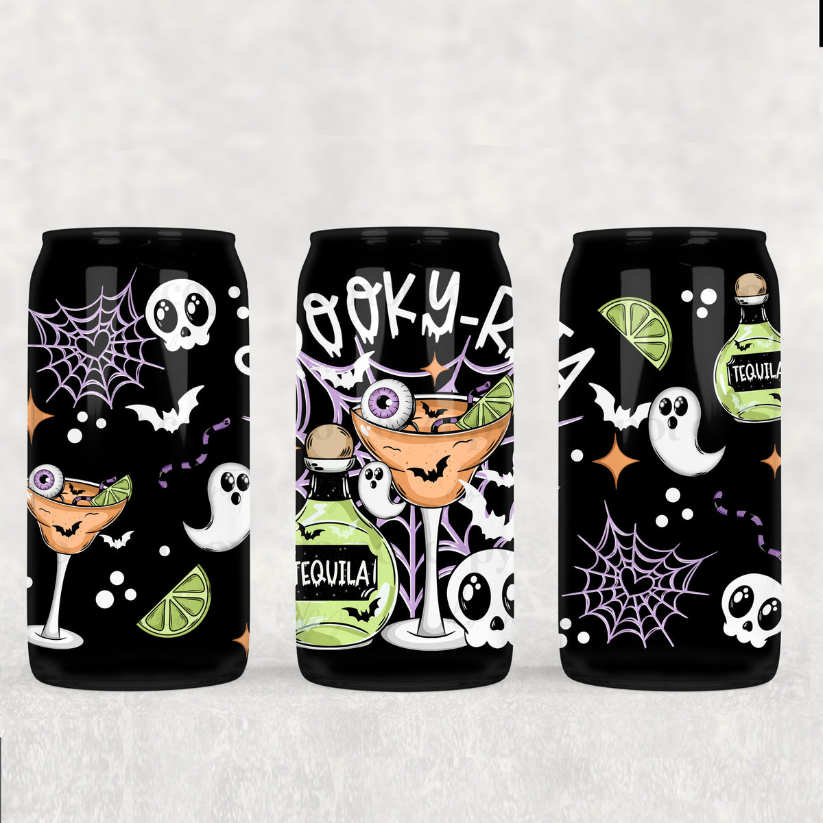 White spooky-Rita UV cup wrap