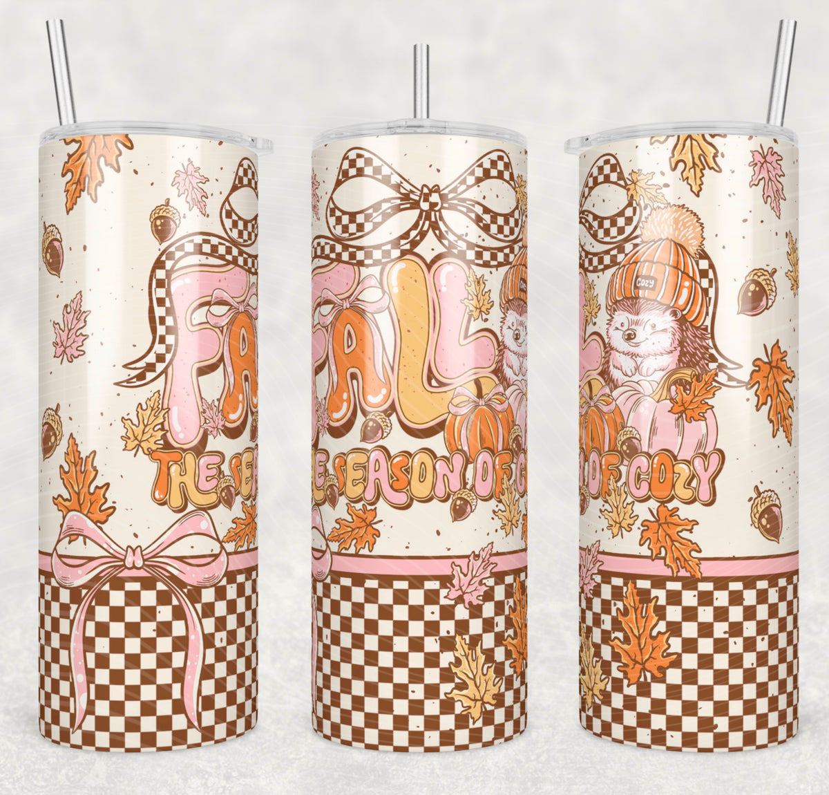 The season of cozy 20oz sublimation transfer