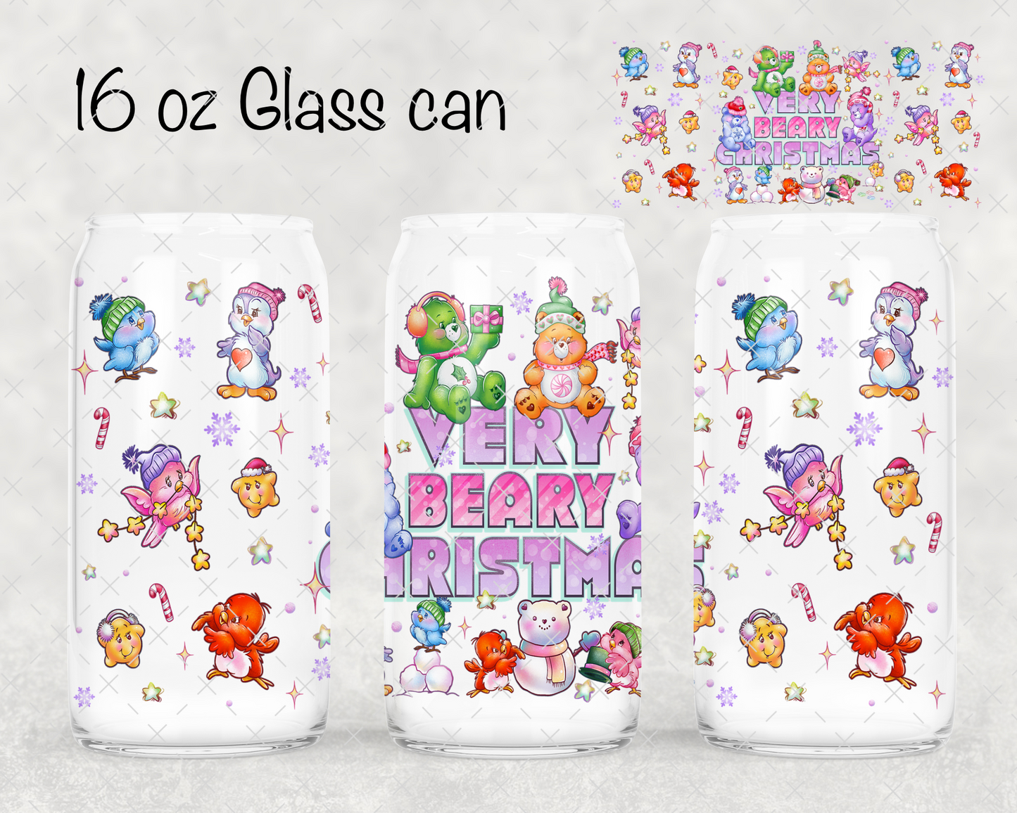 Beary Christmas UV Cup Wrap