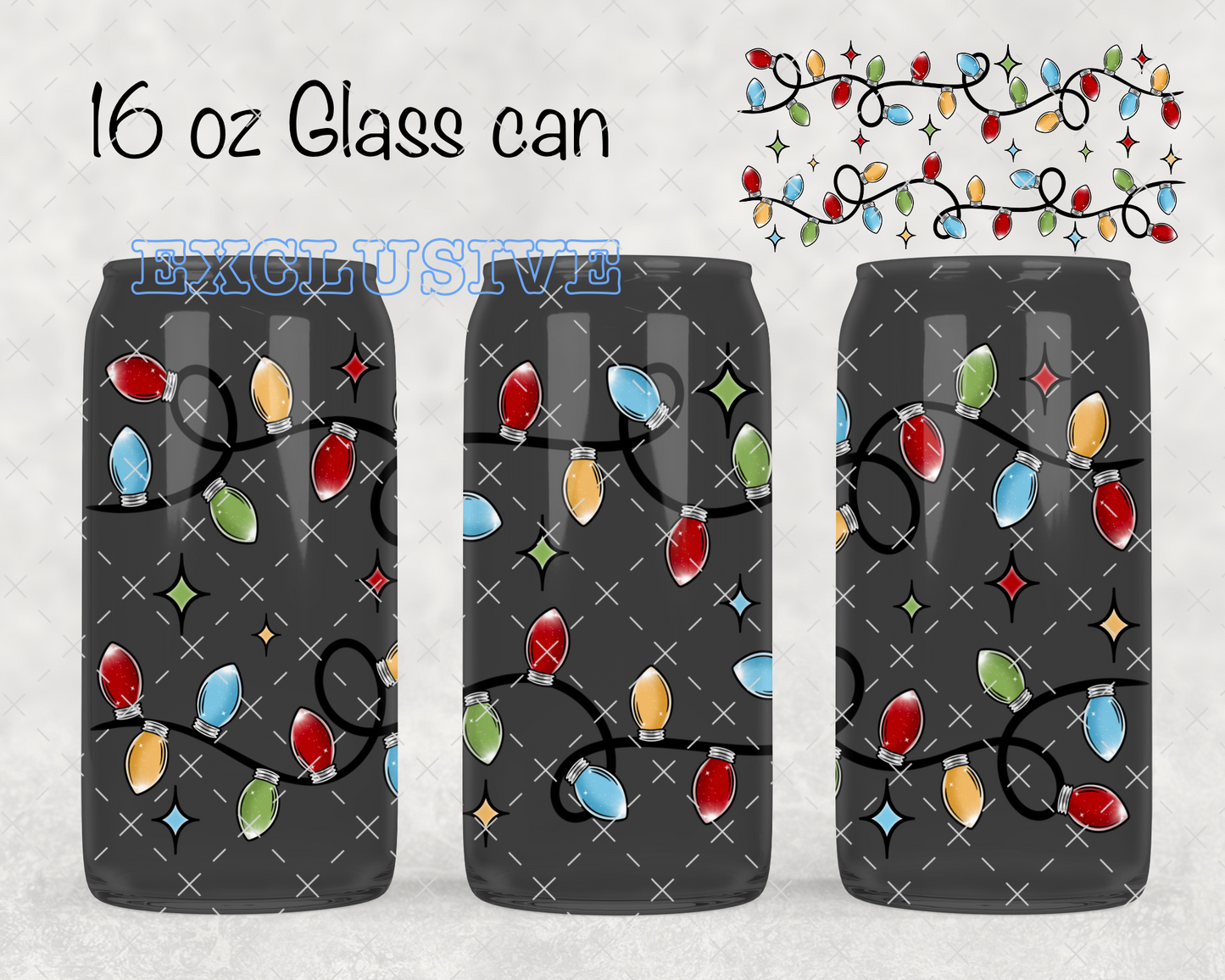 **EXCLUSIVE** Christmas Lights UV Cup Wrap