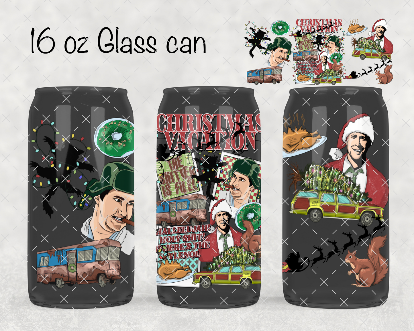 Christmas Vaka UV Cup Wrap