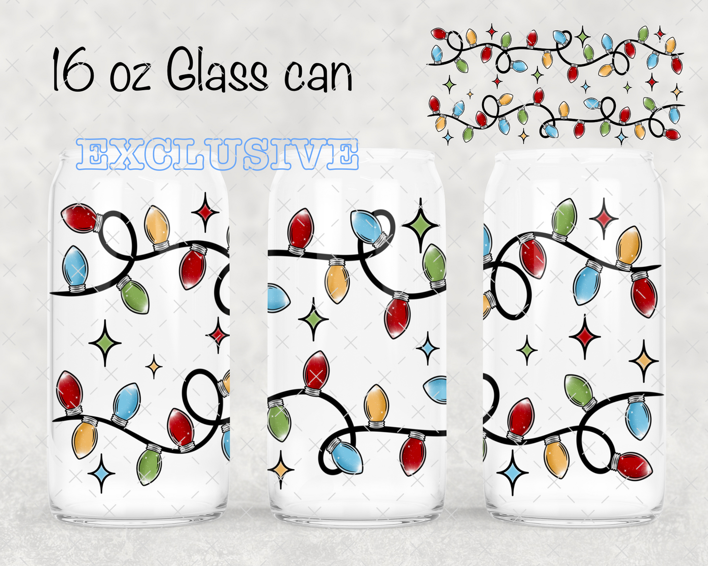 **EXCLUSIVE** Christmas Lights UV Cup Wrap