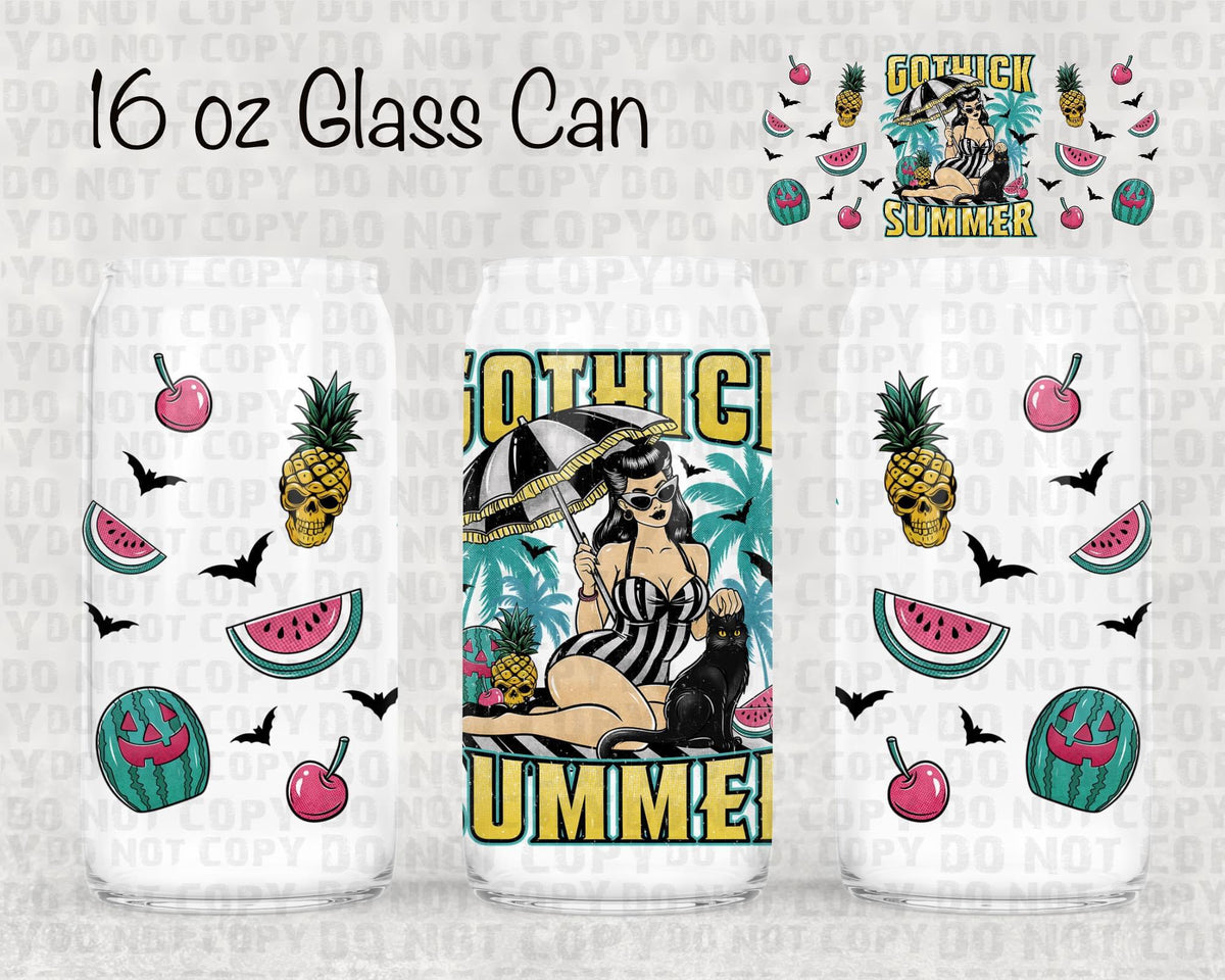 Gothic summer UV cup wrap