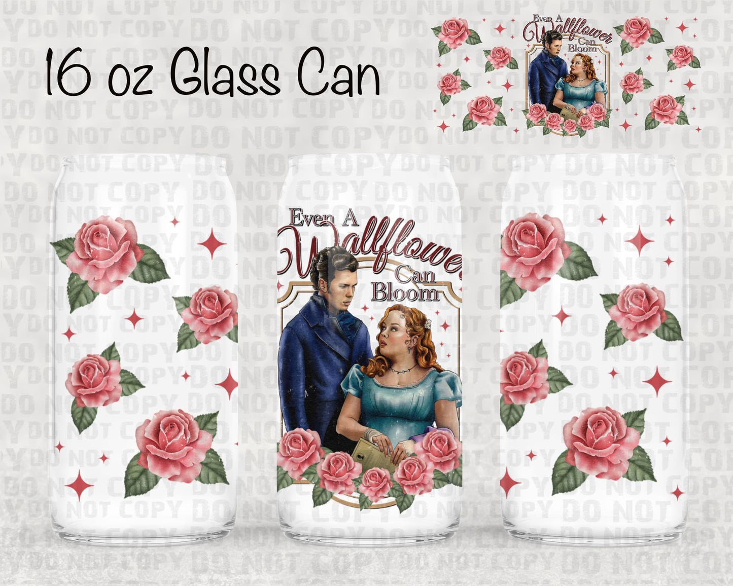Wall flower UV cup wrap