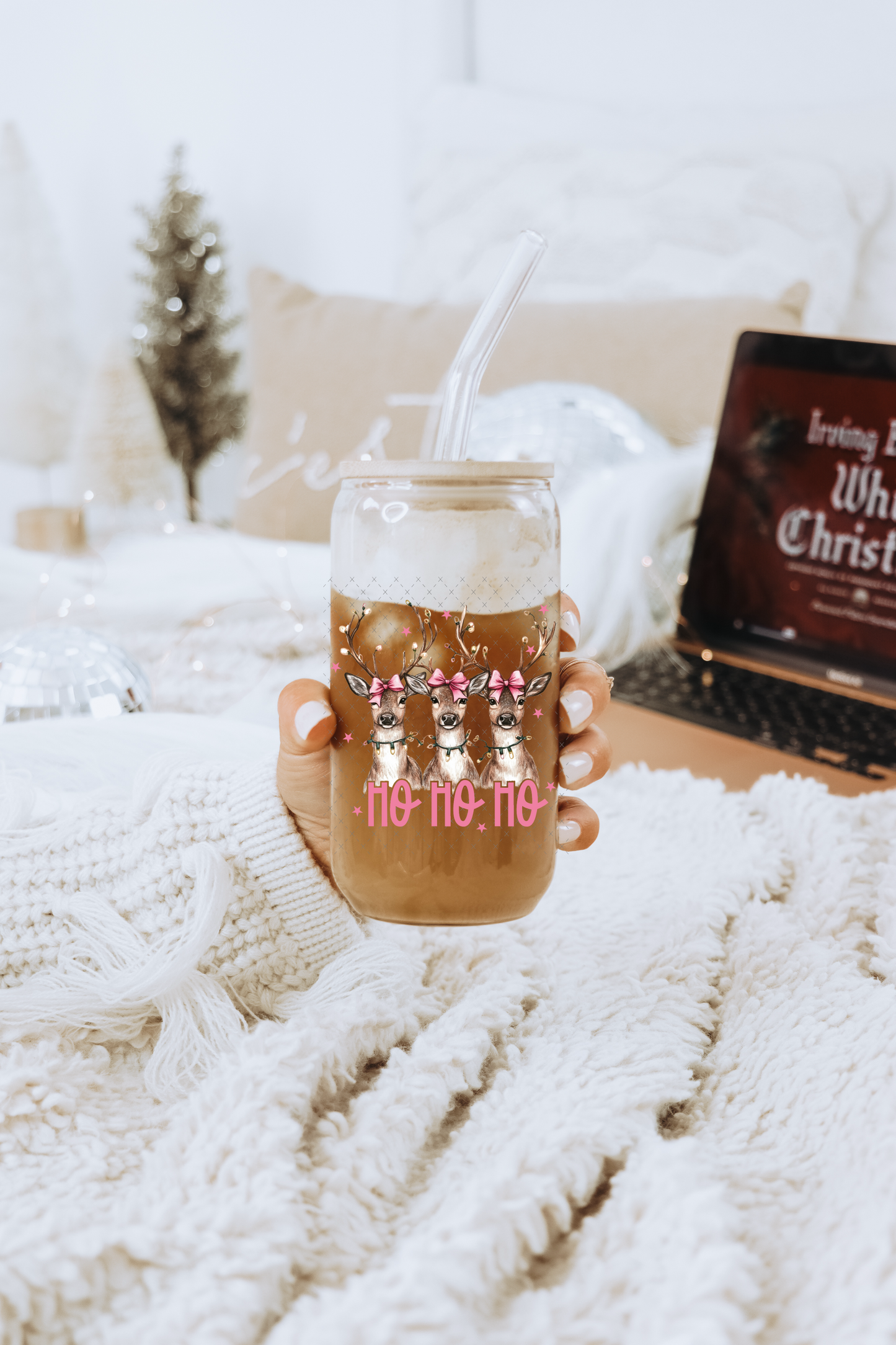 Ho Ho Ho Deer UV Decal