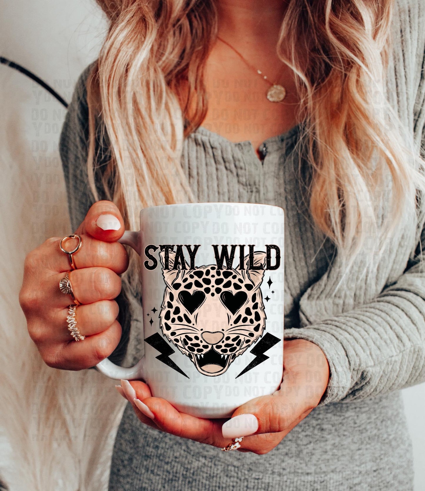 Stay wild UV decal