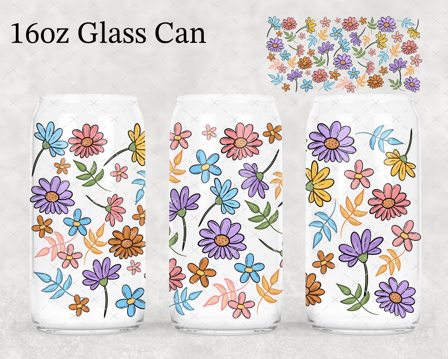 Spring Florals UV Cup Wrap