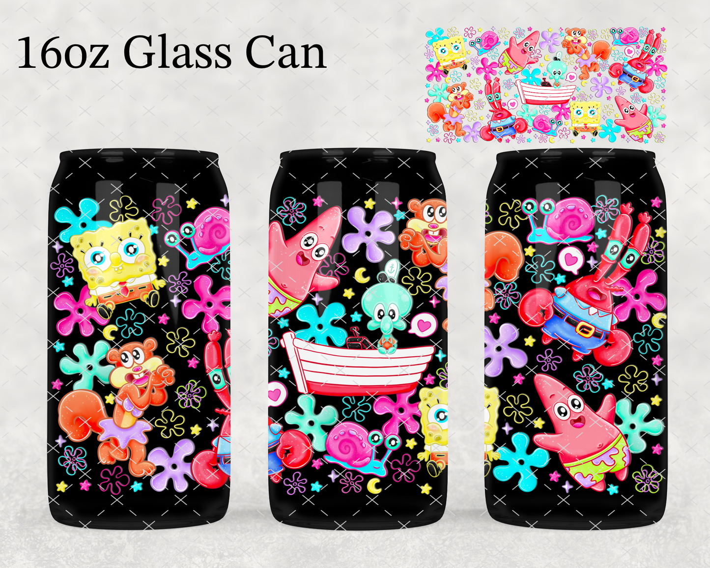 Sponge & Friends Floral UV Cup Wrap