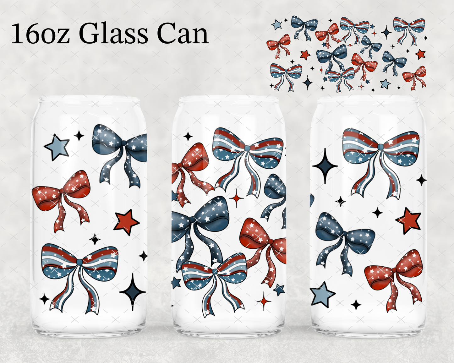 America Coquette Bows UV Cup Wrap