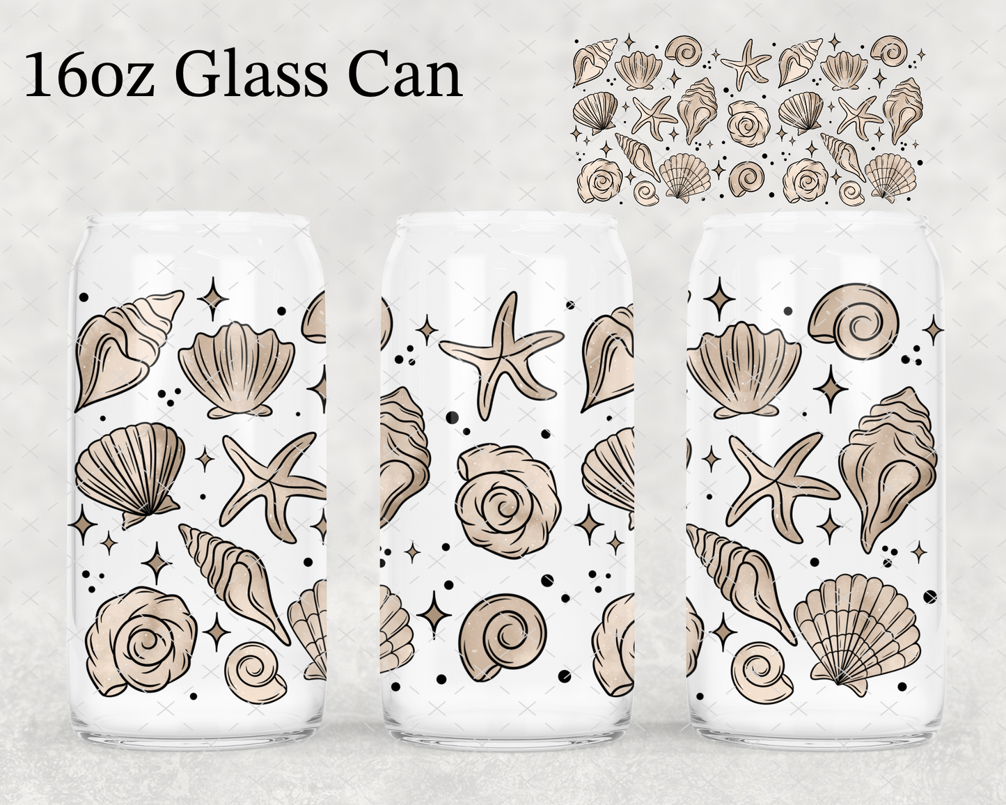 Tan Seashell UV Cup Wrap