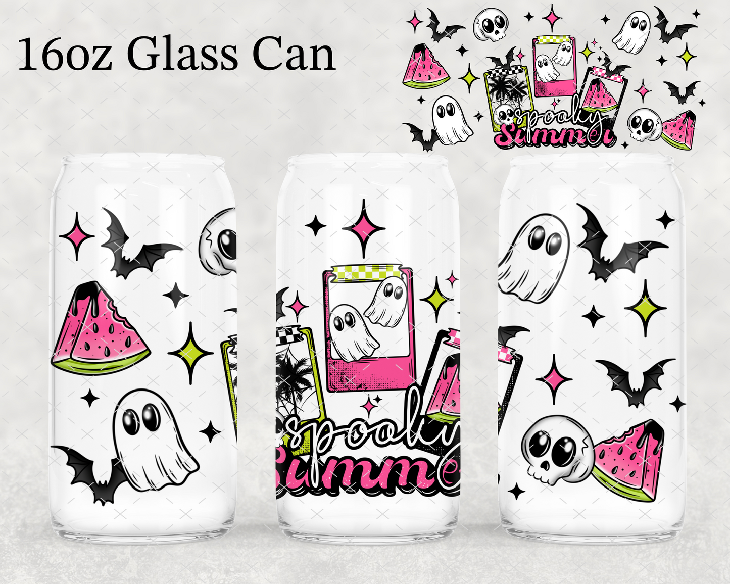 Spooky Summer UV Cup Wrap