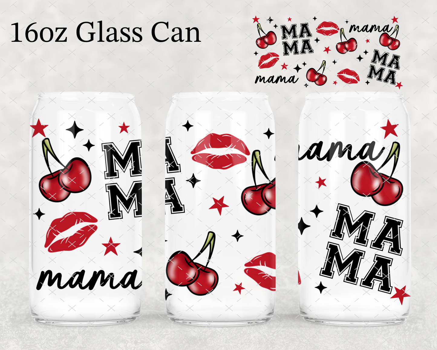 Mama Cherries UV Cup Wrap