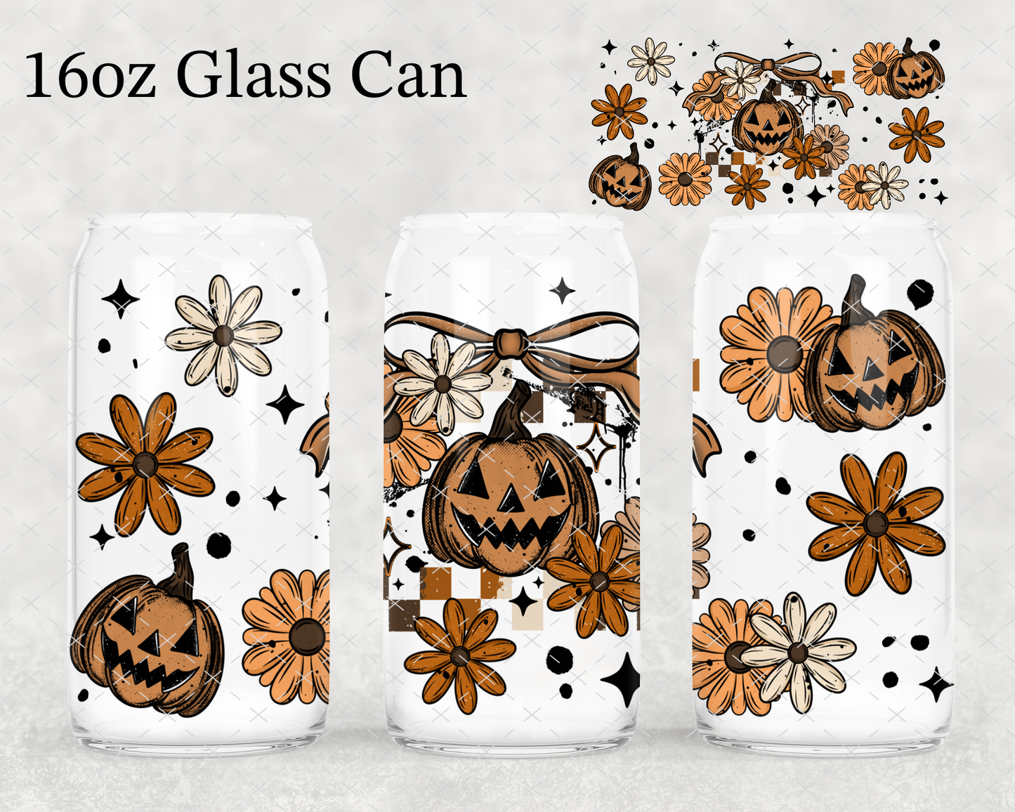 Pumpkin Coquette UV Cup Wrap