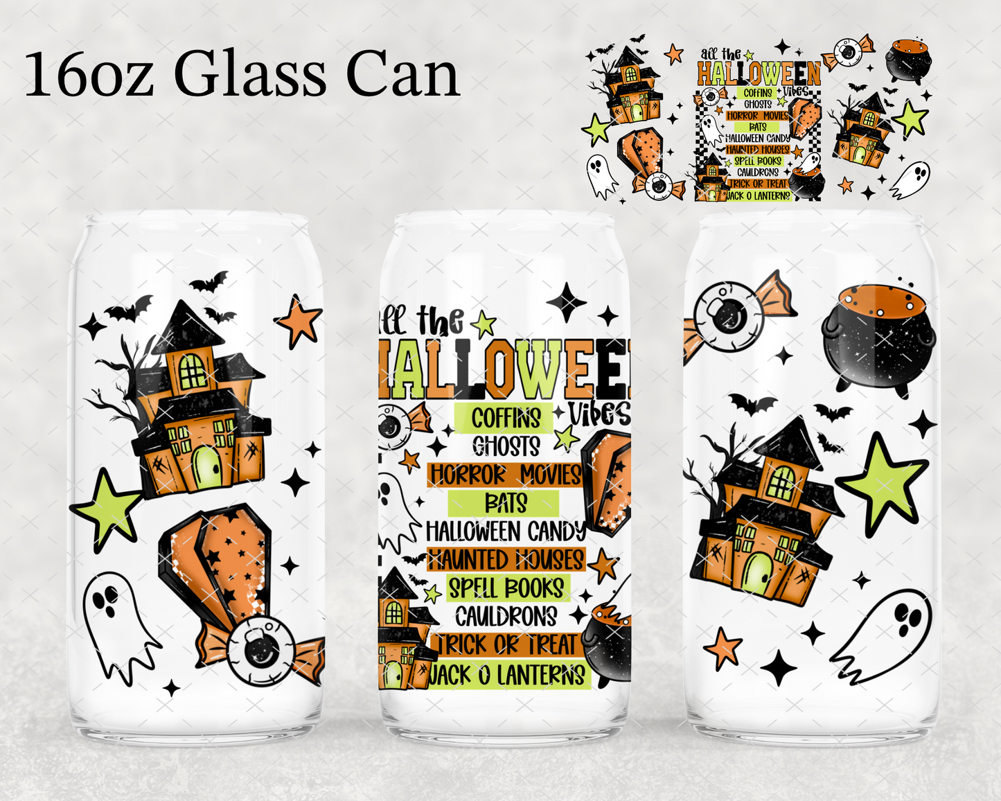 All The Halloween UV Cup Wrap