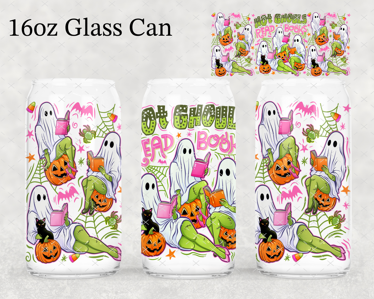 Oh Ghoul Read Books UV Cup Wrap