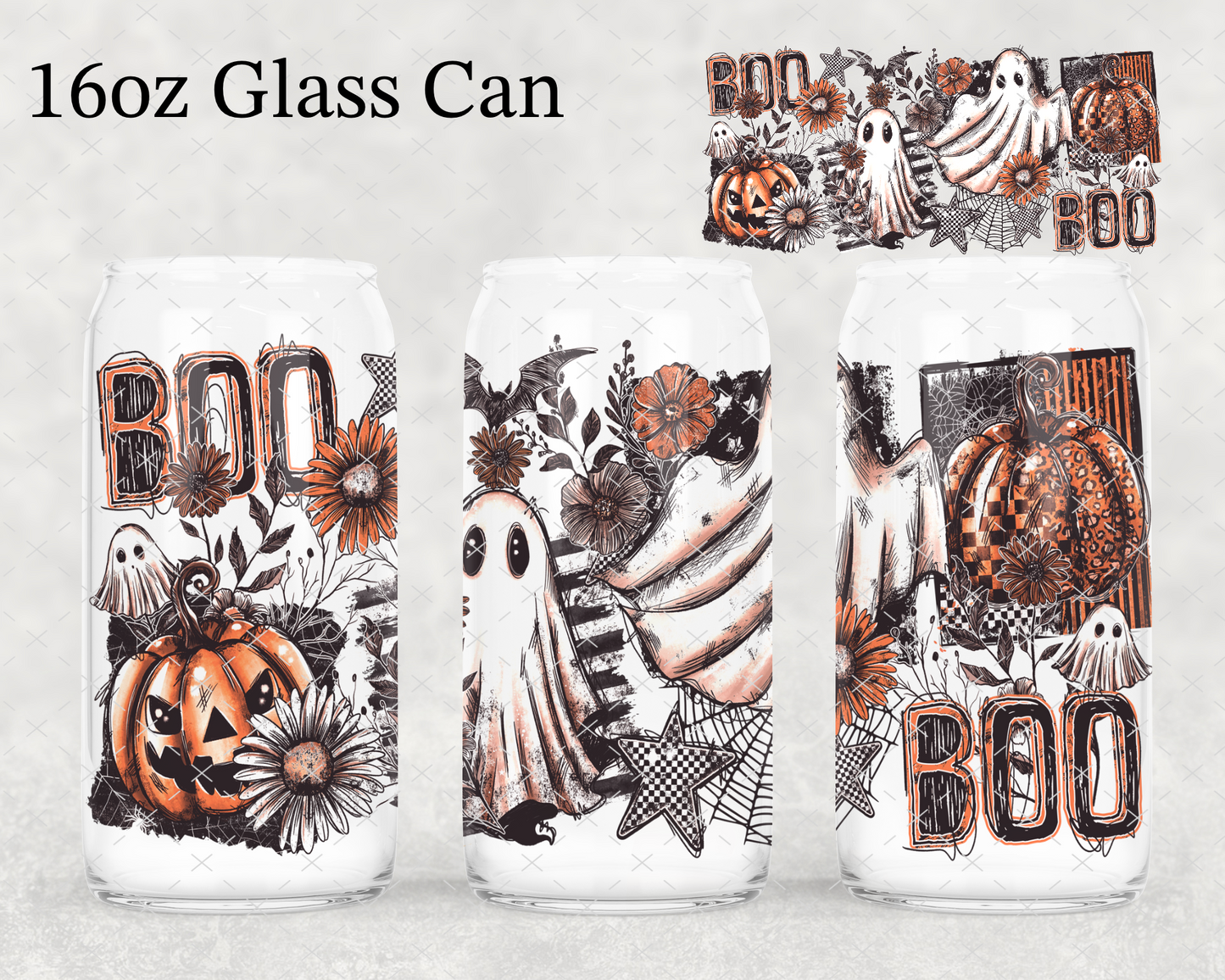 Vintage Boo UV Cup Wrap