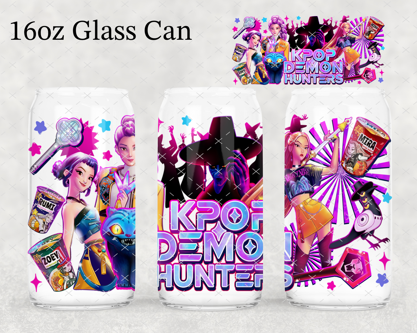 KPop Demon Hunter UV Cup Wrap