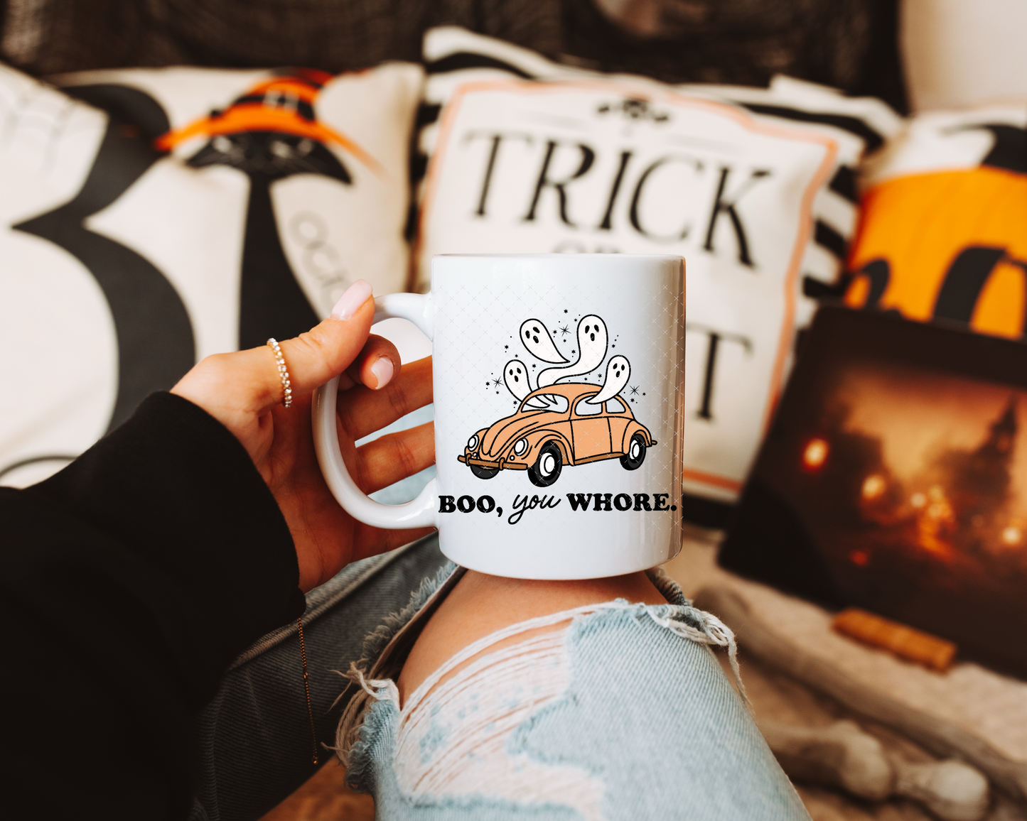 Boo You Who*e UV Decal