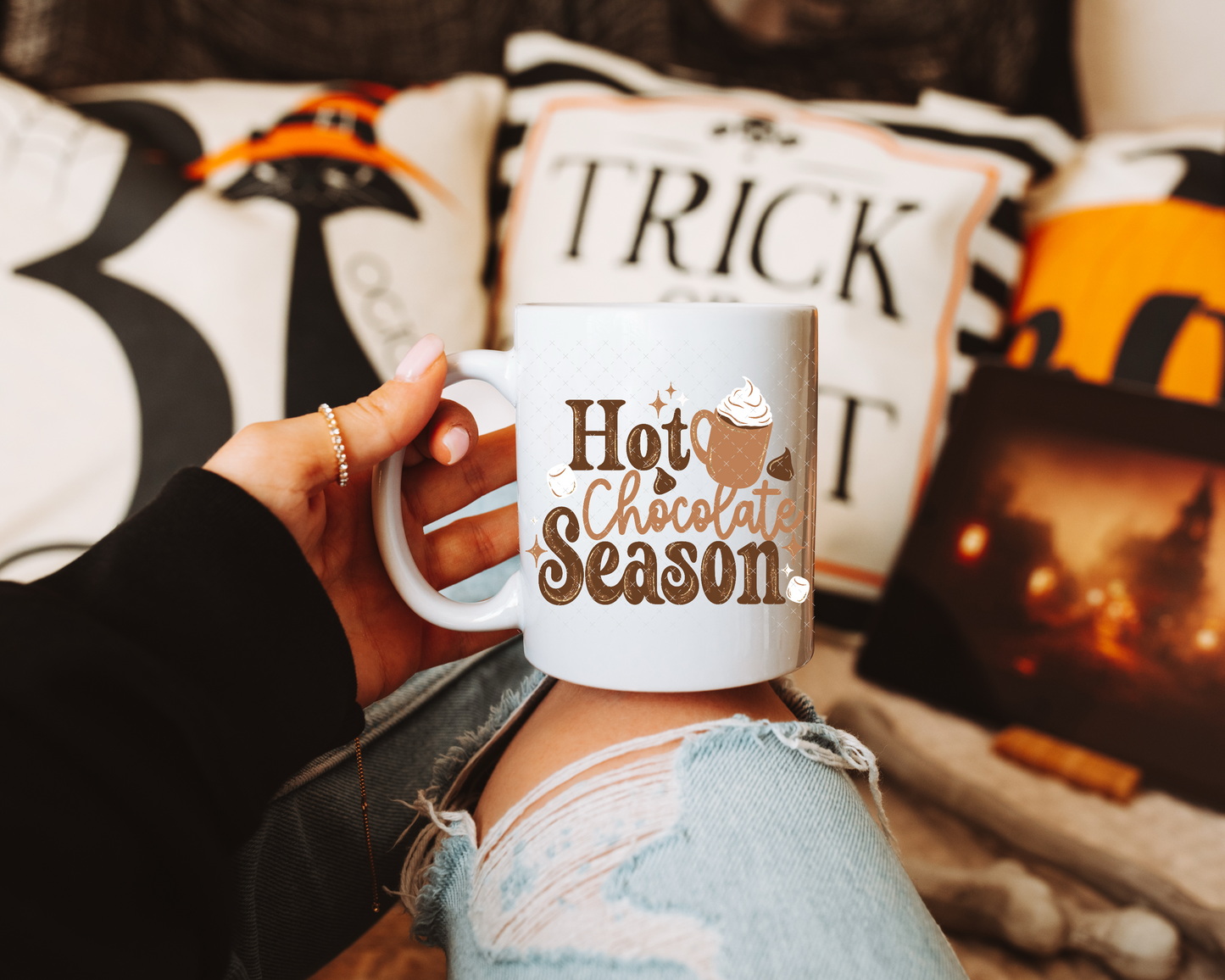 Hot Chocolate Season UV Decal