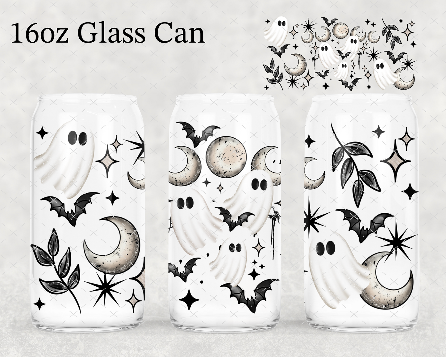 Moon Spooky Ghosties UV Cup Wrap