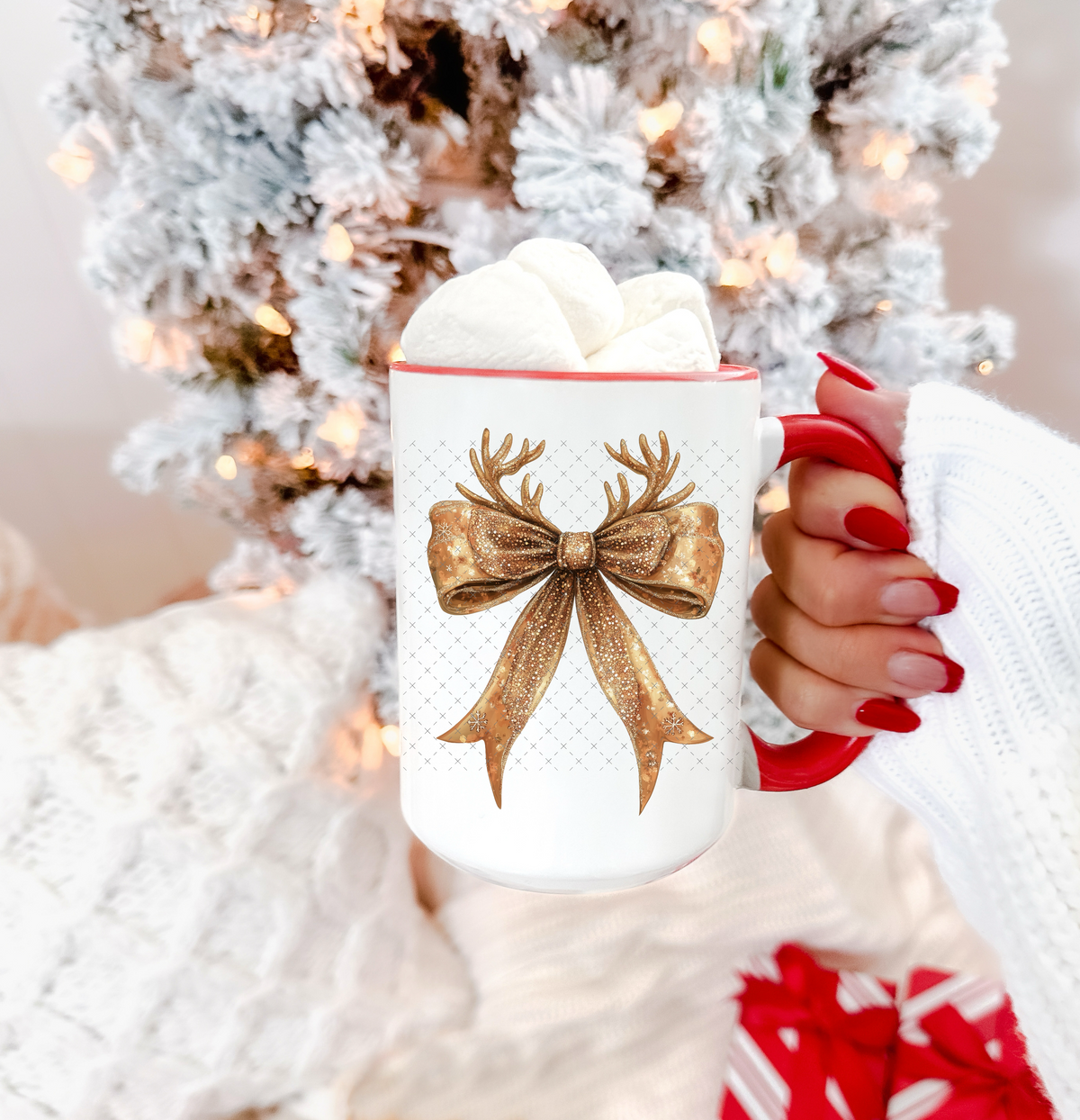 Reindeer Coquette UV Decal
