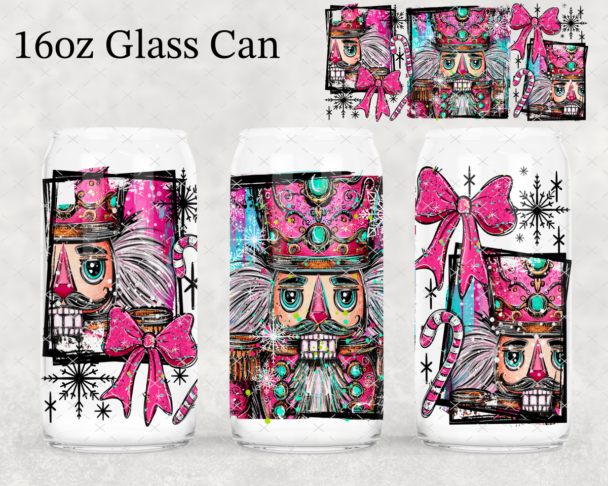 Pink Nutcracker UV Cup Wrap