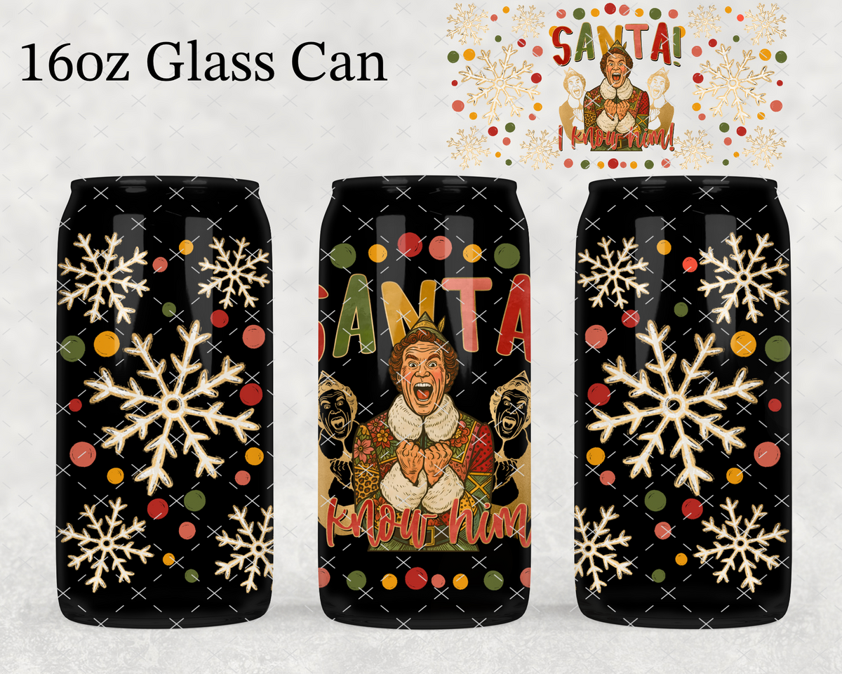 Santa I Know Him UV Cup Wrap