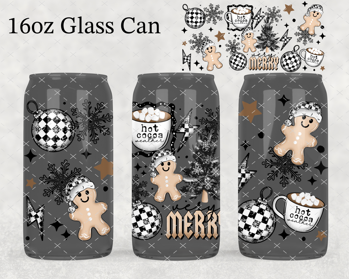 Neutral Very Merry Gingerbread UV Cup Wrap
