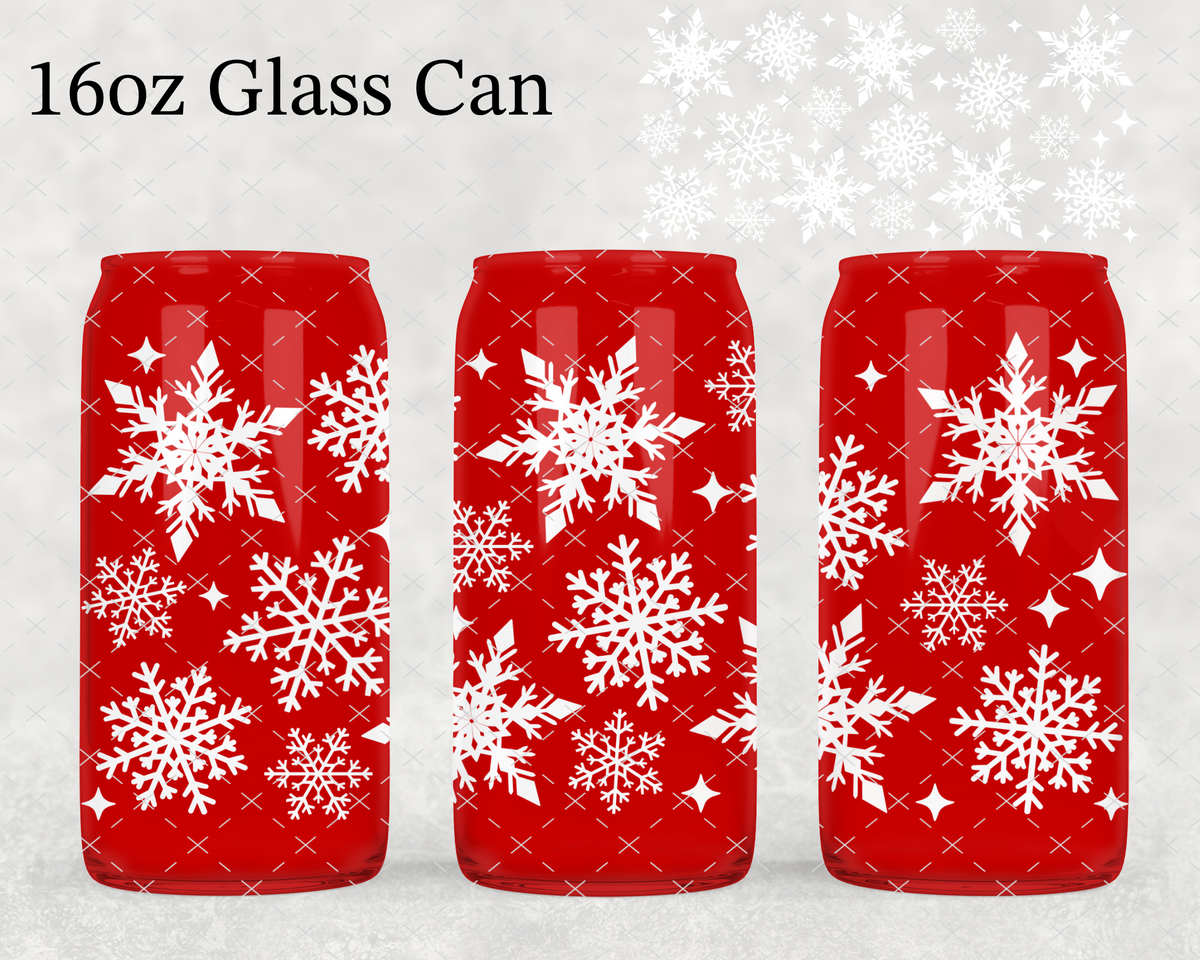 White Snowflake UV Cup Wrap