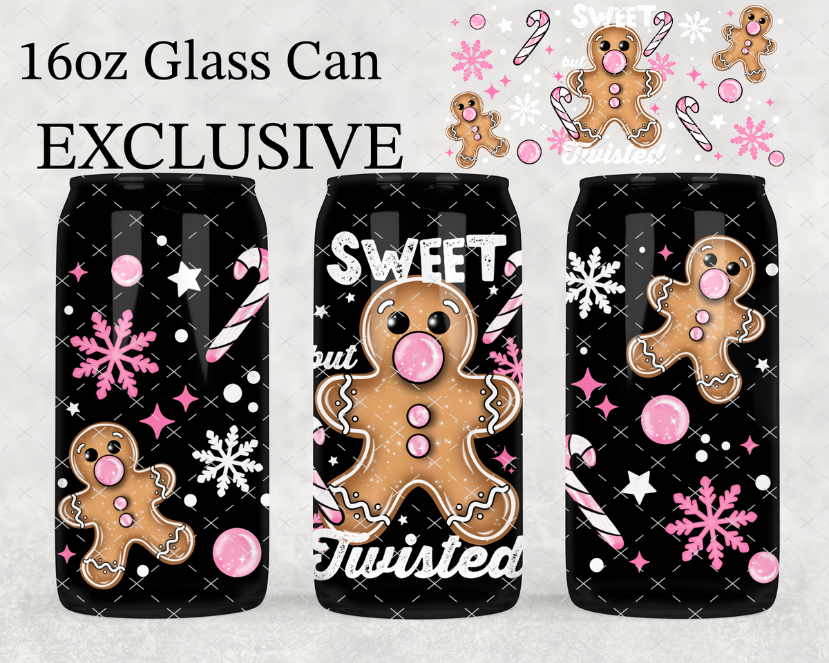 **SEMI EXCLUSIVE**Bubblegum Gingerbread Sweet & Twisted UV Cup Wrap