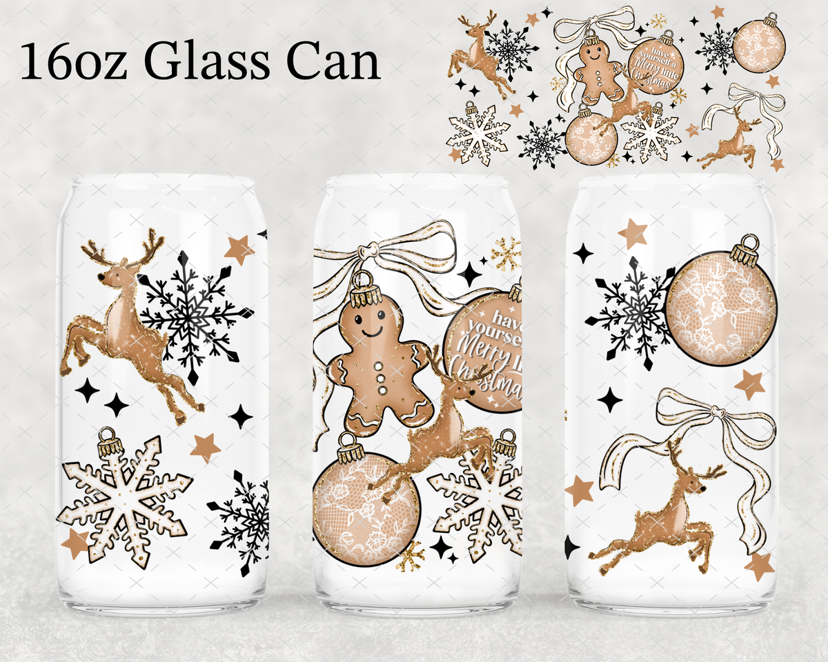Coquette Gingerbread UV Cup Wrap
