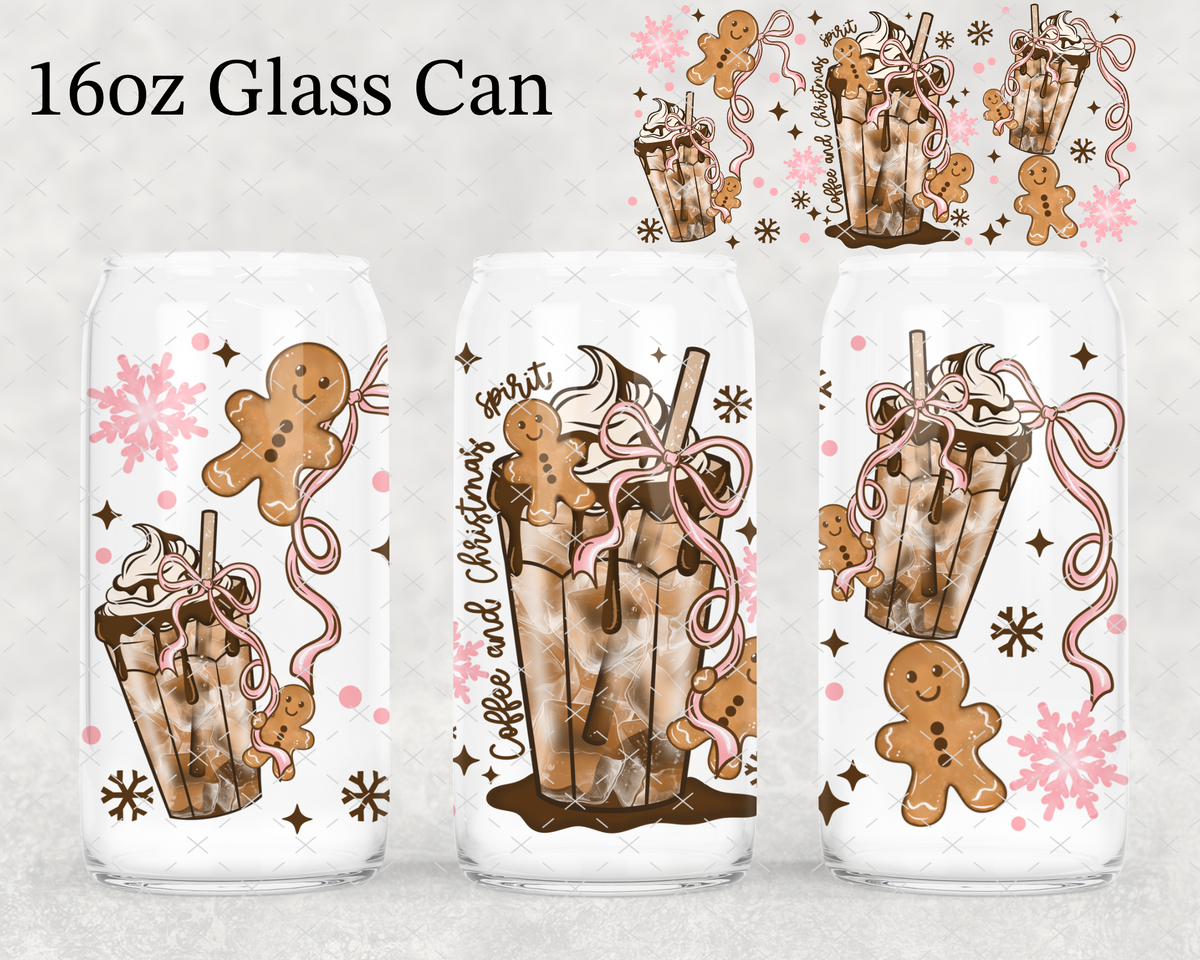 Coffee & Christmas Spirit UV Cup Wrap