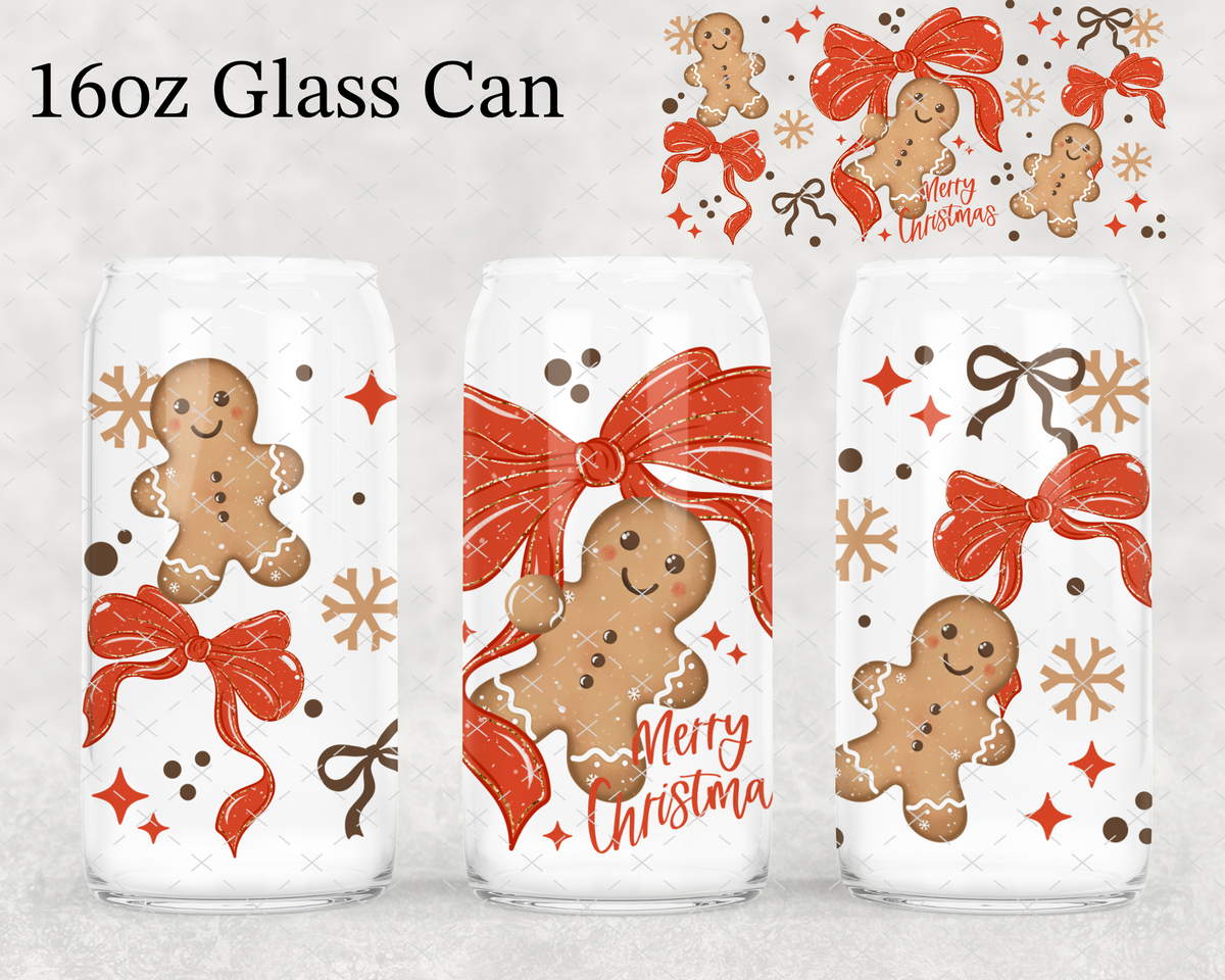 Merry Gingerbread Coquette UV Cup Wrap