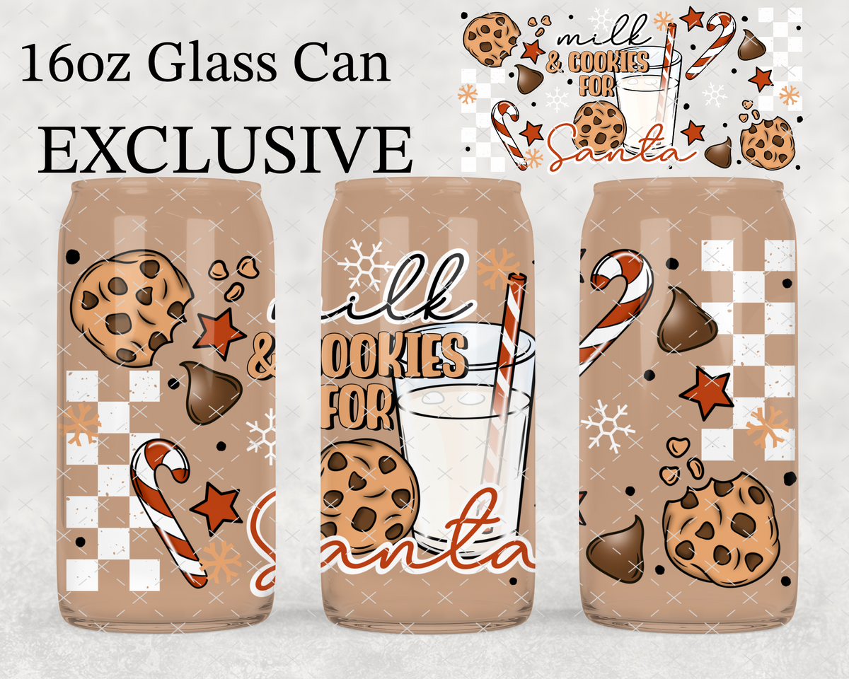 **EXCLUSIVE** Milk & Cookies For Santa UV Cup Wrap
