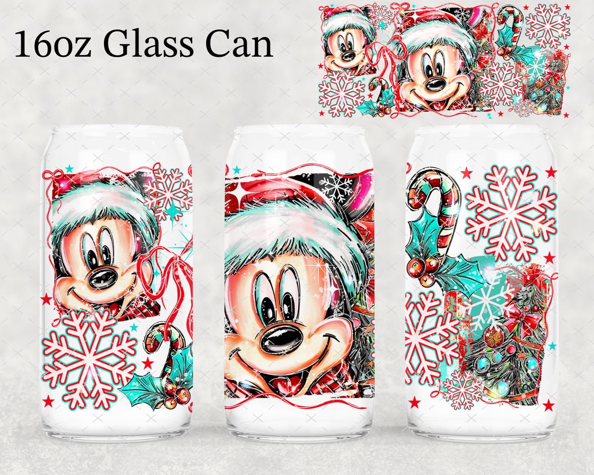 Snowflake Boy Mouse UV Cup Wrap