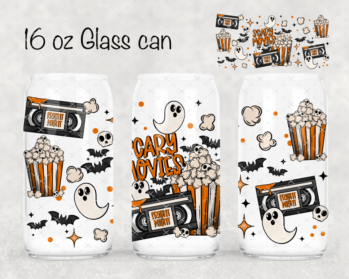 Scary Movies UV Cup Wrap