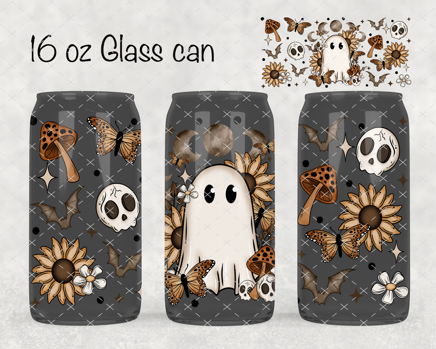Spooky Ghostie UV Cup Wrap