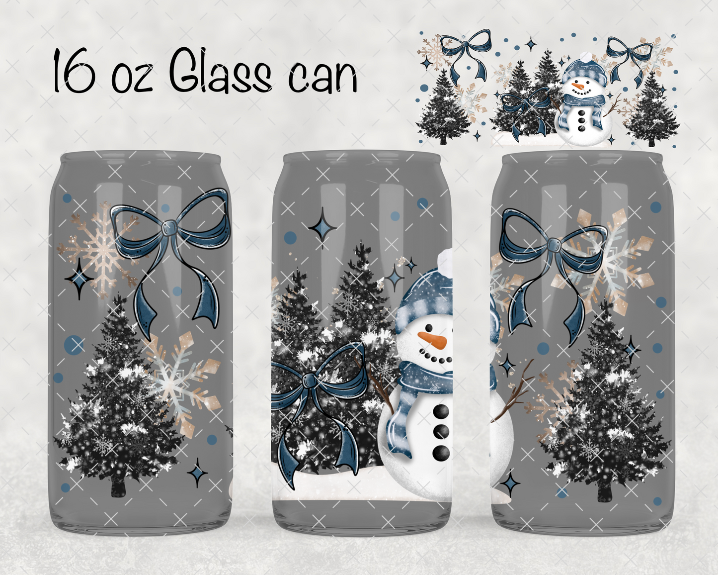 Winter Snowmen UV Cup Wrap