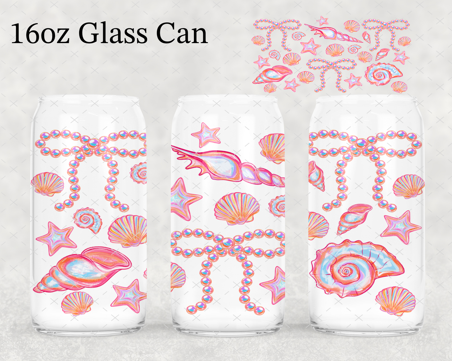 Shells & Pearls UV Cup Wrap