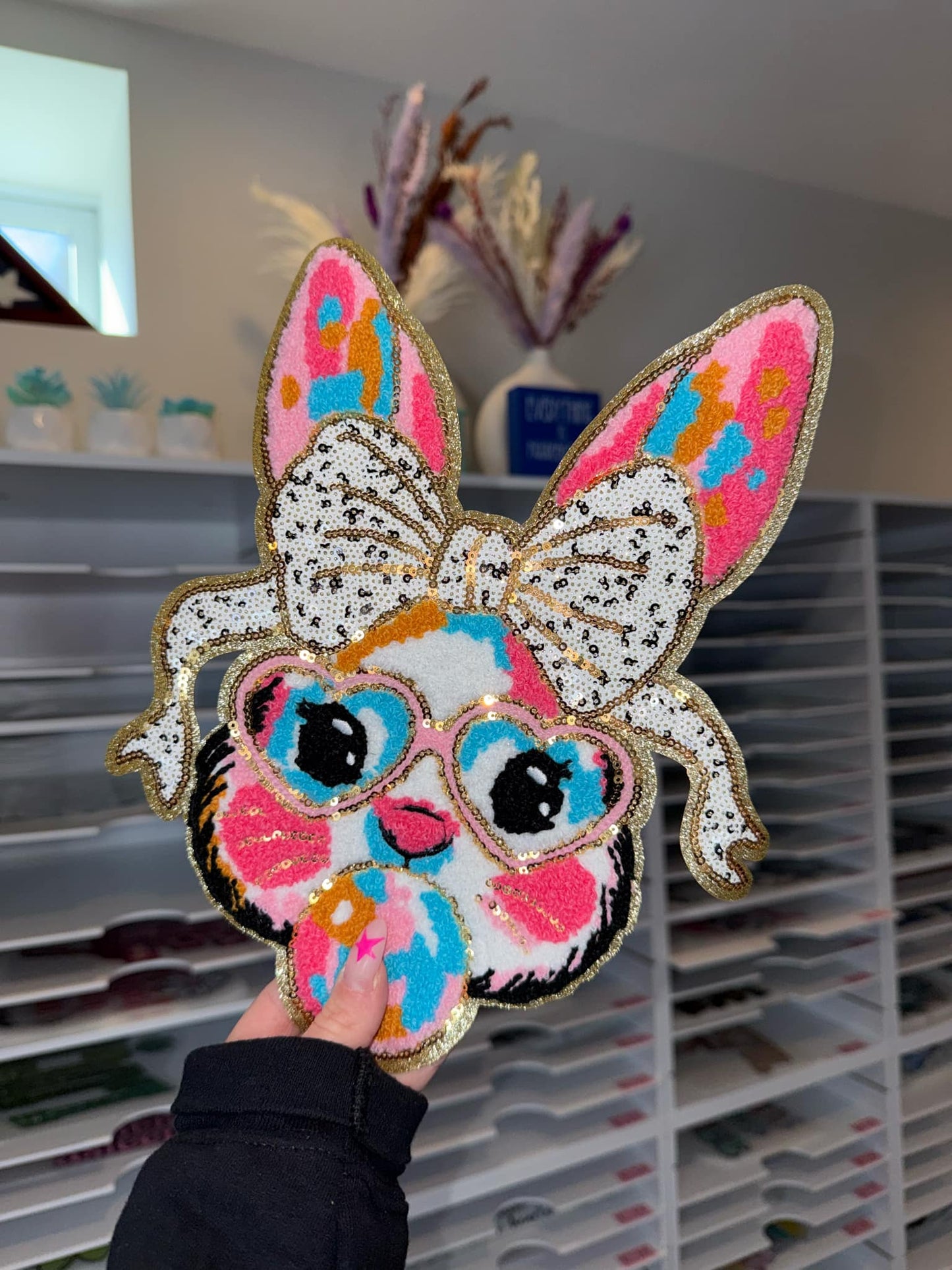Bubblegum Bunny Chenille Patch