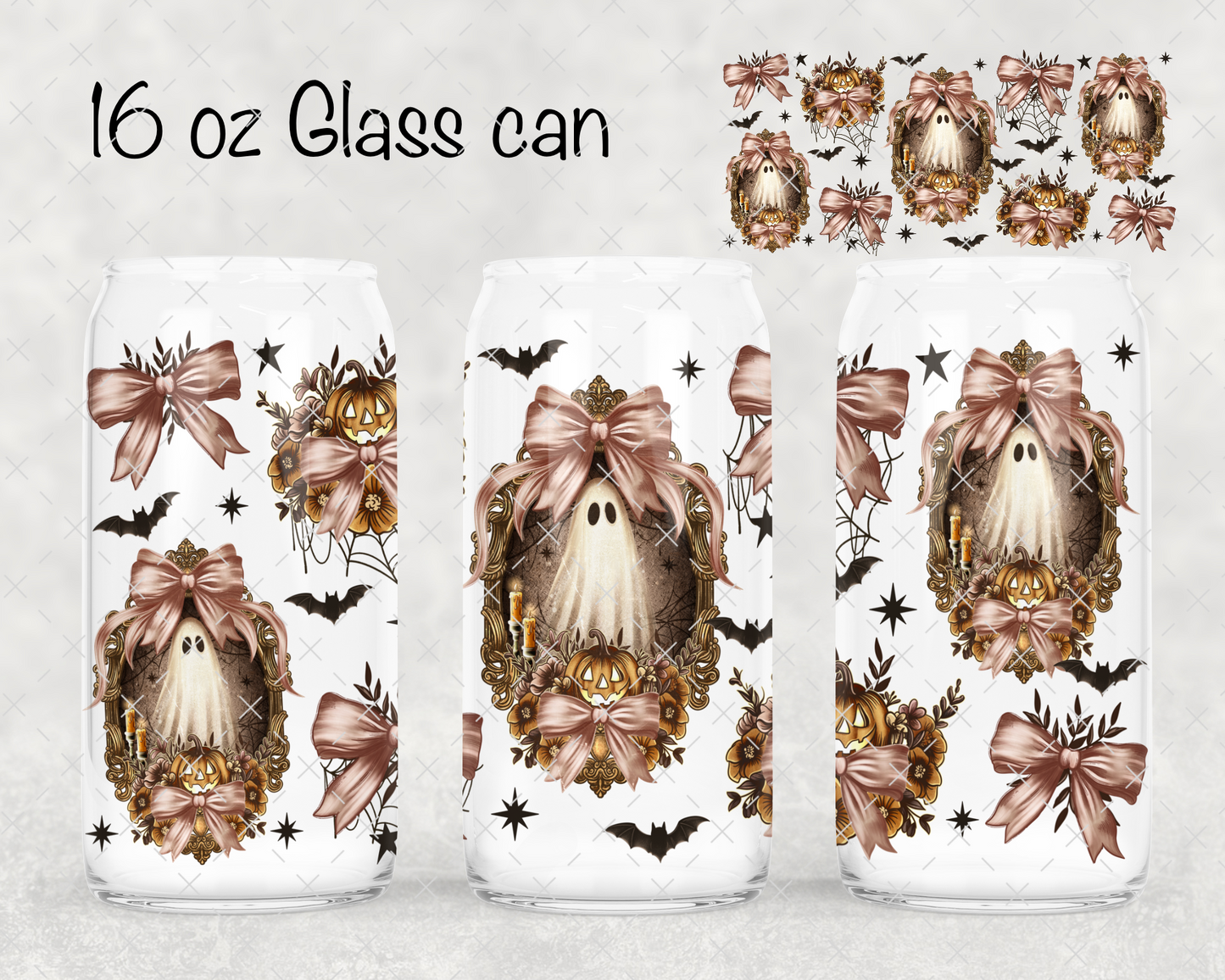 Vintage Ghost UV Cup Wrap
