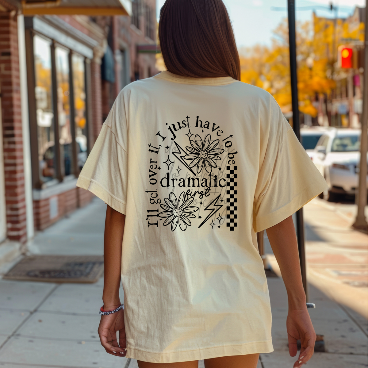 Have To Be Dramatic First Single Color  *BLACK INK* Single Color Screen Print Transfer