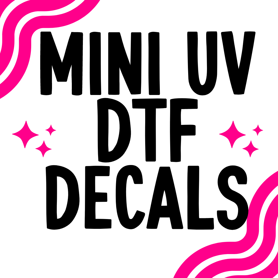 Mini UV DTF decals