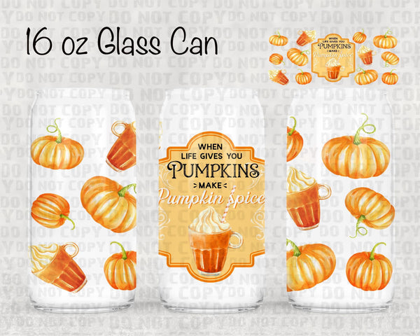 Make pumpkin spice UV cup wrap