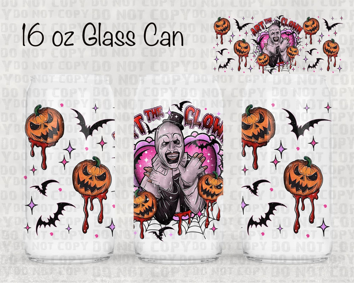Art the clown UV cup wrap