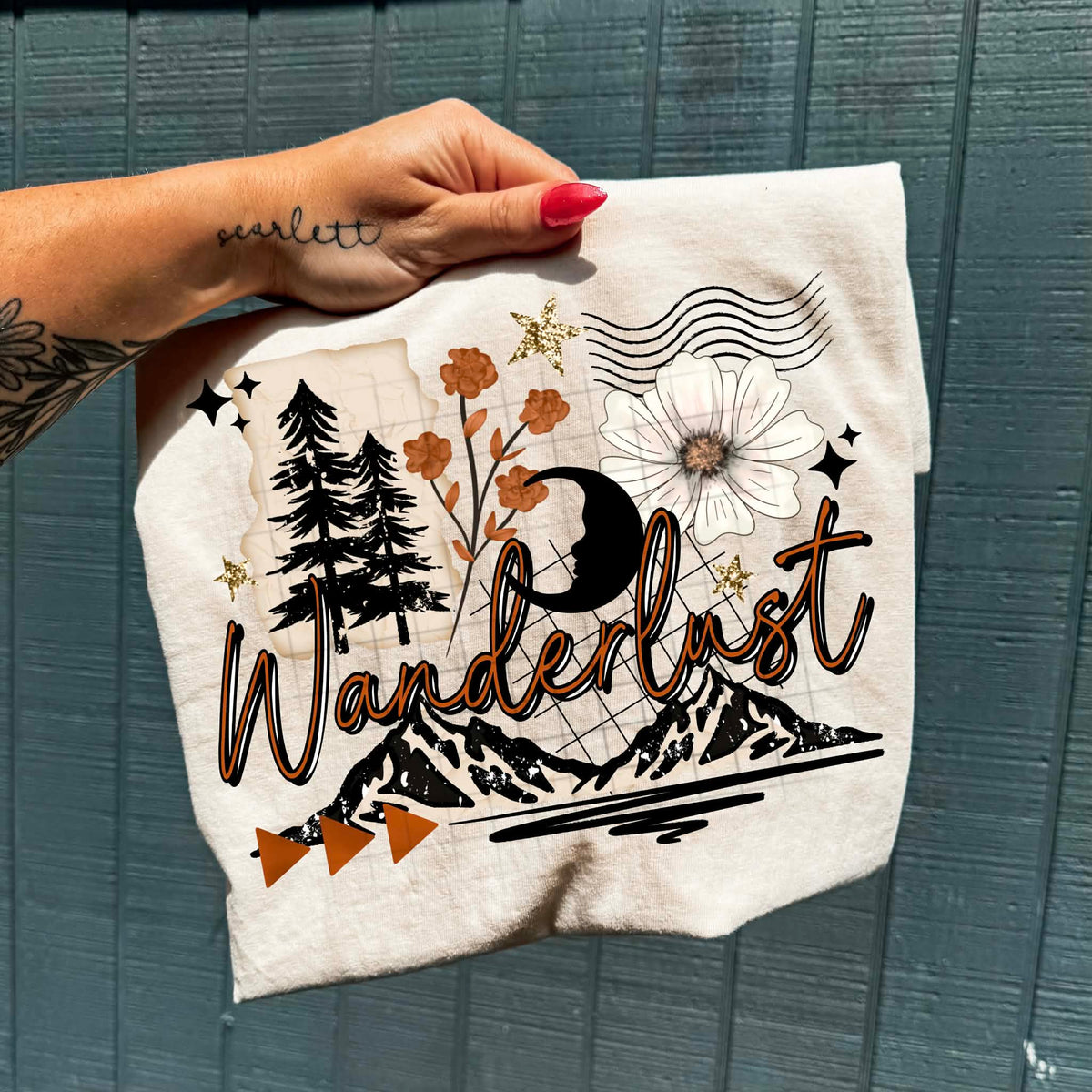 **PRE ORDER**WANDERLUST  DTF -DTF TRANSFER